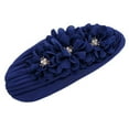 thumbnail image 1 of Three Flower Decal Design Turban Hat Elastic Hijab Cap Hair Loss Cover Headwear, 1 of 6