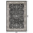 thumbnail image 5 of Bleum Cade Area Rug 2'x3' Entryway Rug,Dark Gray Vintage Machine Washable Door Mat Indoor Outdoor,Ultra Soft Low Pile Non Slip Doormat for Kitchen Bathroom Patio Farmhouse Decor, 5 of 13