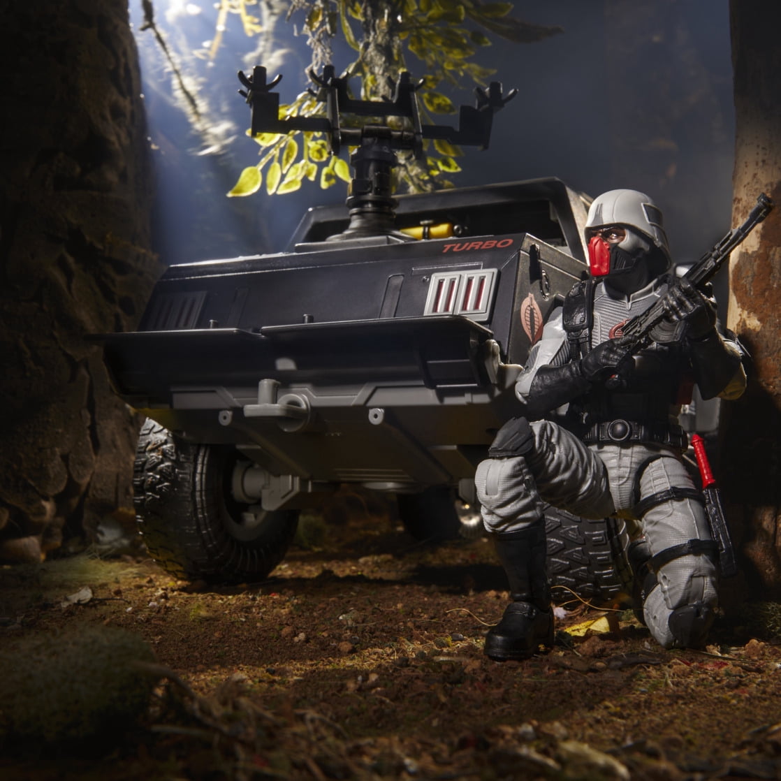 G.I. Joe Classified Series #120, Cobra Night Attack 4-WD Stinger & Driver, 6” Action Figure & Vehicle