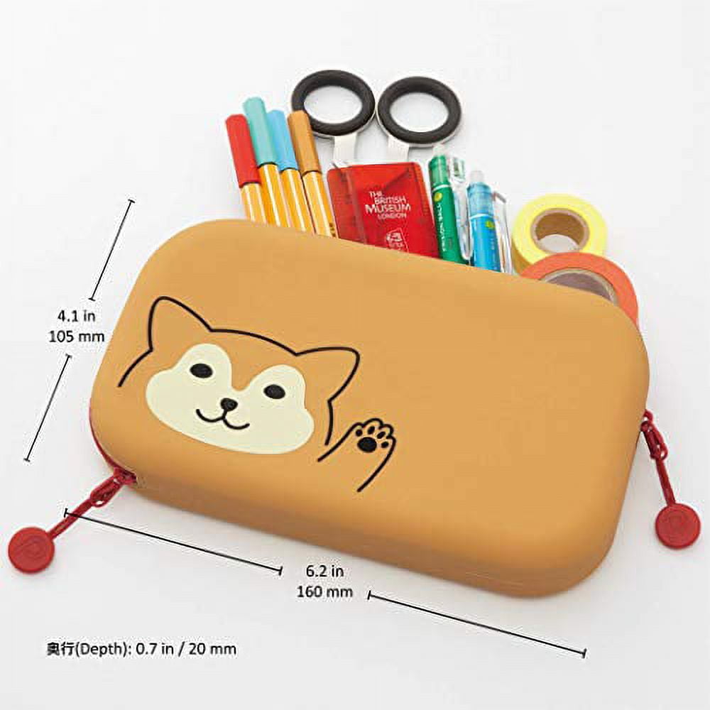 PuniLabo Zipper Pouch - Gray Cat