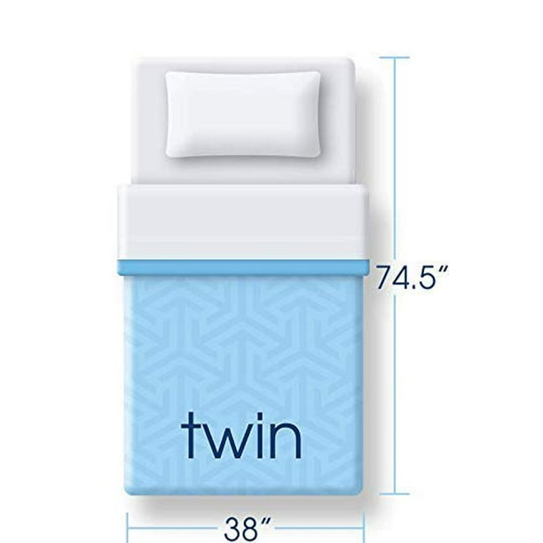 Gafly Sensory Compression Blanket for Kids Toddlers and Adults Best Alternative to Weighted Blankets Cool Stretchy Breathable Sheets in Light Blue and for Twin Sized Bed Walmart