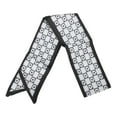 thumbnail image 6 of Unique Bargains 1 Pc Headband Pattern Satin Hairband for Women Black White, 6 of 6