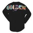 thumbnail image 3 of Women's Spirit Jersey Black Golden State Valkyries Oversized Preppy City Long Sleeve T-Shirt, 3 of 3