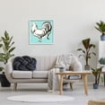 thumbnail image 3 of Stupell Industries Modern Rooster Drawing Animals & Insects Painting White Framed Art Print Wall Art, 24 x 24, 3 of 9