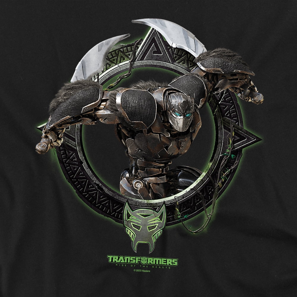 Transformers T-Shirt Optimus Primal Circle Frame Unisex Graphic Tee for Men & Women
