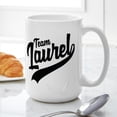 thumbnail image 6 of CafePress - Team Laurel Mugs - 15 oz Ceramic Large White Novelty Mug, 6 of 6