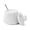 White, variant on Elborse Marble Salt Cellar with Lid 4 inch White Salt Jar and Spice Storage Containers for Kitchen Countertop, Ideal Sugar Bowl and Salt Dish for Table