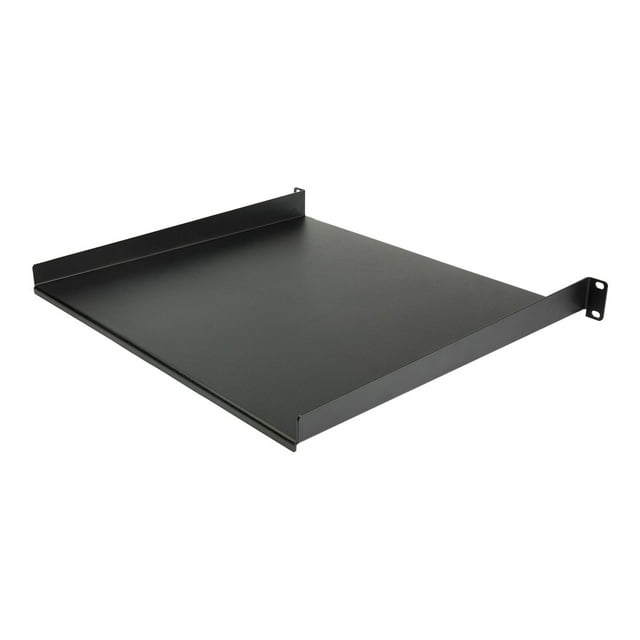 StarTech.com 1U Server Rack Cabinet Shelf, 16 Po Deep Fixed Cantilever Tray, Rackmount Shelf for 19 Pouces AV/Data/Network Equipment Enclosure with Cage Nuts & Screws, 44lbs Weight Capacity 1U Rack Shelf 16 Pouces Deep (CABSHELF116) - Étagère de Rack - Noir - 1U - 16 Pouces - pour P/N : CABSHELF116V, RK1536BKF, RK1833BKM, Rk1836bk