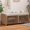 White Washed, variant on Distressed Shutter Storage Bench with Acacia Veneer,Wood Storage Bench,for Living Room, Entryway,Hallway and Bedroom (Espresso)