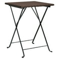 thumbnail image 5 of vidaXL Dining Table Folding Bistro Table Outdoor Garden Furniture Poly Rattan, 5 of 22