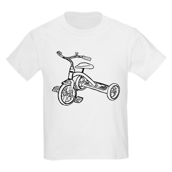CafePress - Tricycle Kids Light T Shirt - Light T-Shirt Kids XS-XL