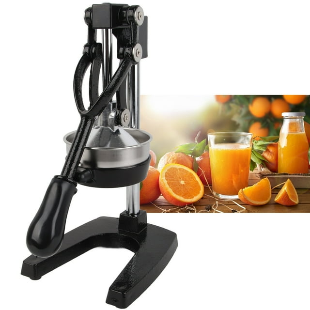 Manual Juicer, Black Hand Juicer, Removable Ergonomic Kitchen Accessory for Home Commercial