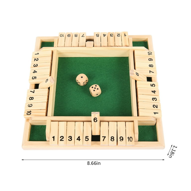 Shut the Box 4-Way Play