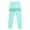 Mint Green, variant on (3T-10Y)Toddler Baby Girls Straight Leg Trousers Elasticated Waist Solid Color Pants With Pocket Fall Winter Skinny Pants For Kids Purple 3T