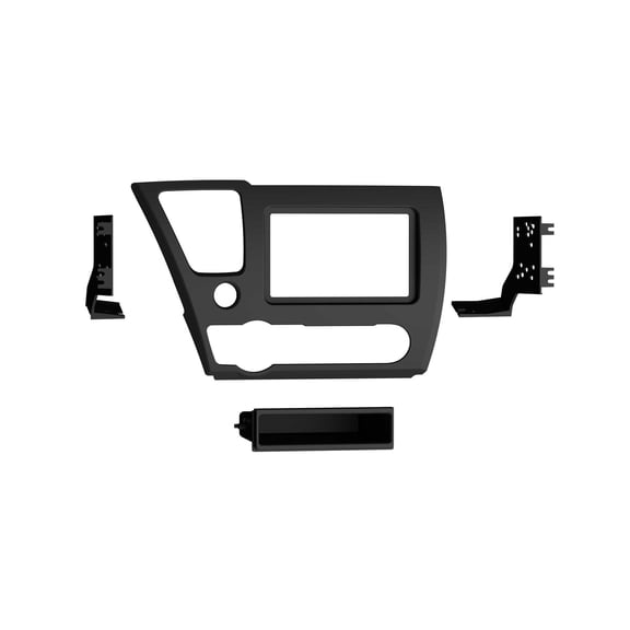 Metra 99-7882B Aftermarket DIN Radio Installation Kit for Honda Civic 2013-Up - Black