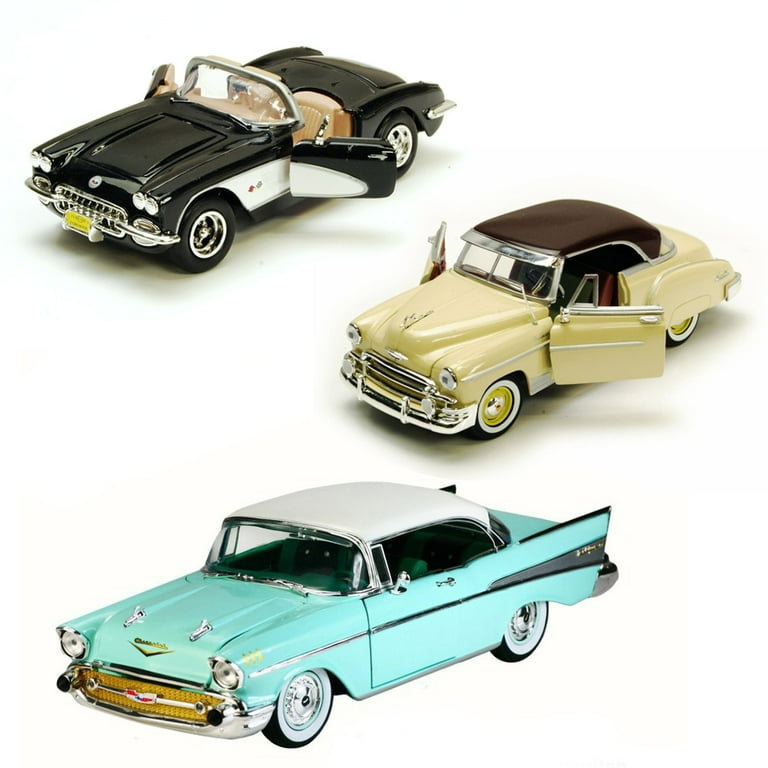 Best of 1950s Diecast Cars Set 48 Set of Three 1/24 Scale