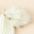 thumbnail image 3 of Toddler Baby Boys Beanie Hat Baby Girls Winter Hat with Pompom Lined Hat Warm Knitted Hats for New Years Gifts, 3 of 4