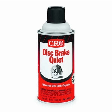 CRC Brake Quiet Aerosol, 12 oz – Stops Squeals & Squeaks, Water-Resistant, Ideal for Brake Pads & Contact Points for Cars, Trucks, and SUVs