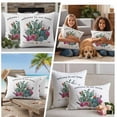 thumbnail image 5 of Tropical Plants Outdoor Waterproof Pillow Covers, Country Summer Botanical Cactus Plants Decorative Rectangle Throw Pillowcase Sofa Cushion Sham for Patio/Couch/Chair, 20"x12" 2 Pack, 5 of 8