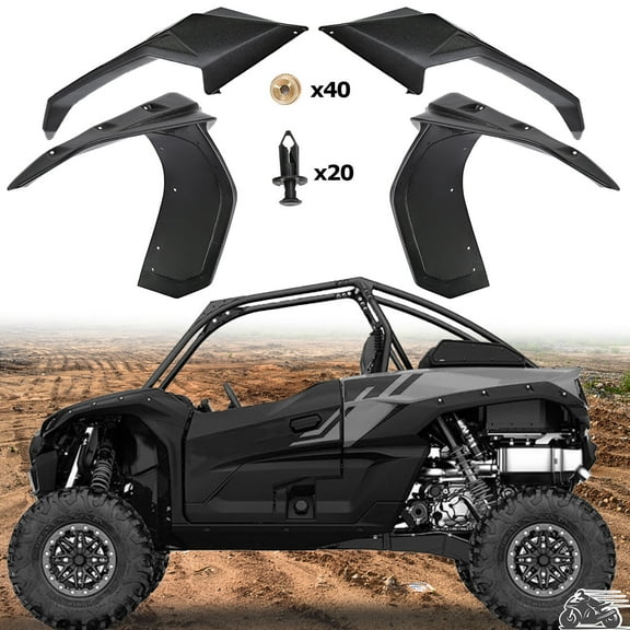 For Kawasaki Teryx KRX 1000 / KRX4 1000 20-25 Front Rear Fender Flares Mud Flaps