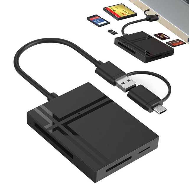 Multi Card Reader 5 In 1 USB C Docking Station SmartQ C368 USB 3.0 Card