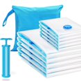 thumbnail image 1 of 10 Pack Thickening Vacuum Compression Bags, Transparent, for Storing Clothes and Quilts, 1 of 4