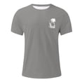 thumbnail image 4 of T-shirt à Manches Courtes Imprimé Graphique Décontracté pour Loisirs Quotidiens - T-Shirts Confortables pour Hommes avec Col Rond et Œuvre d'Art Moderne, 4 of 4