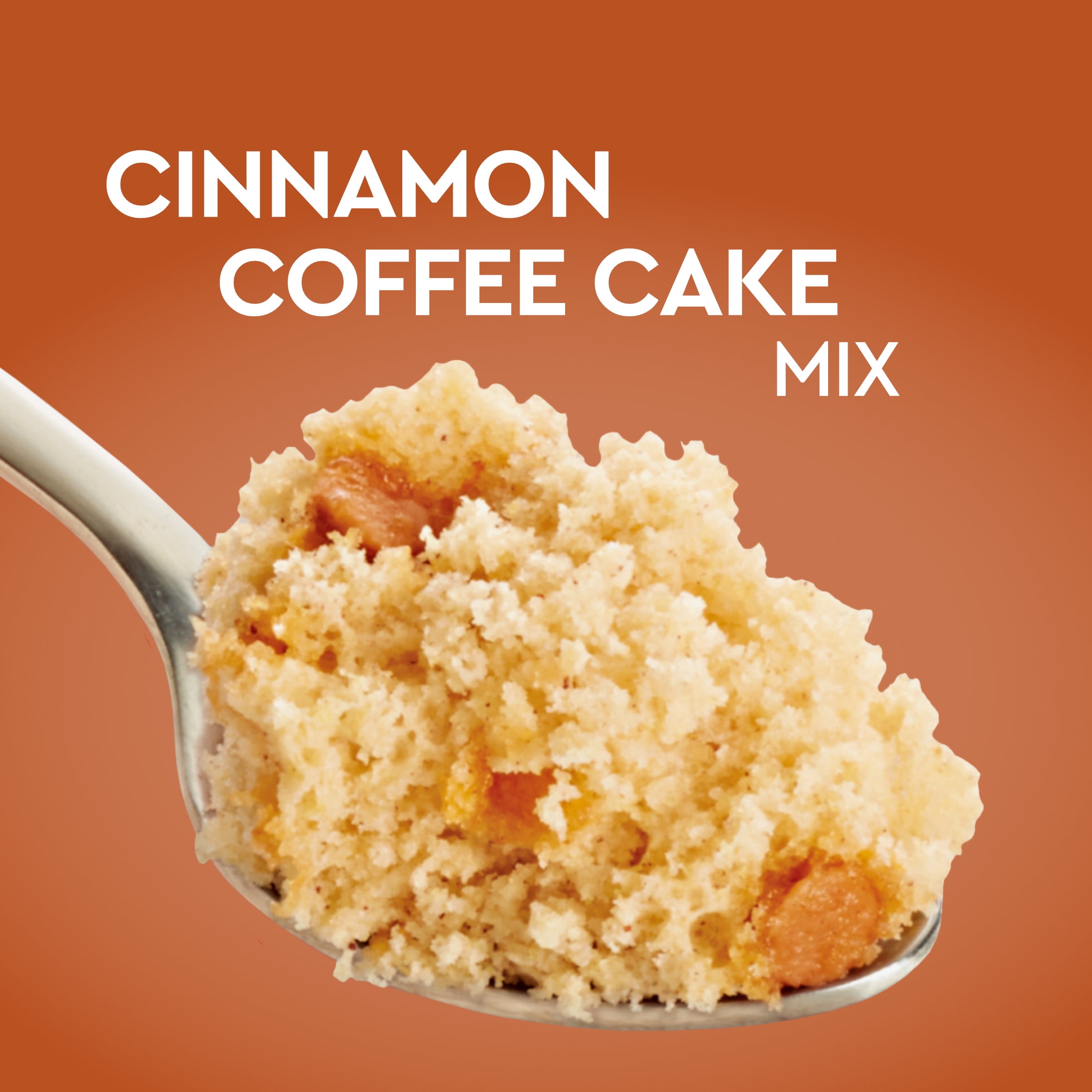 Duncan Hines Mug Cakes Cinnamon Coffee Cake Mix, 4 Pouches 10.3 OZ Box