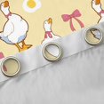 thumbnail image 4 of Manfei Kawaii Duck Black Out Curtains for Kids Girls Boys,Cute Animal Bowknot Curtains Pack of 2 (42x63 Each),Luxury Bedroom Decor, 4 of 6