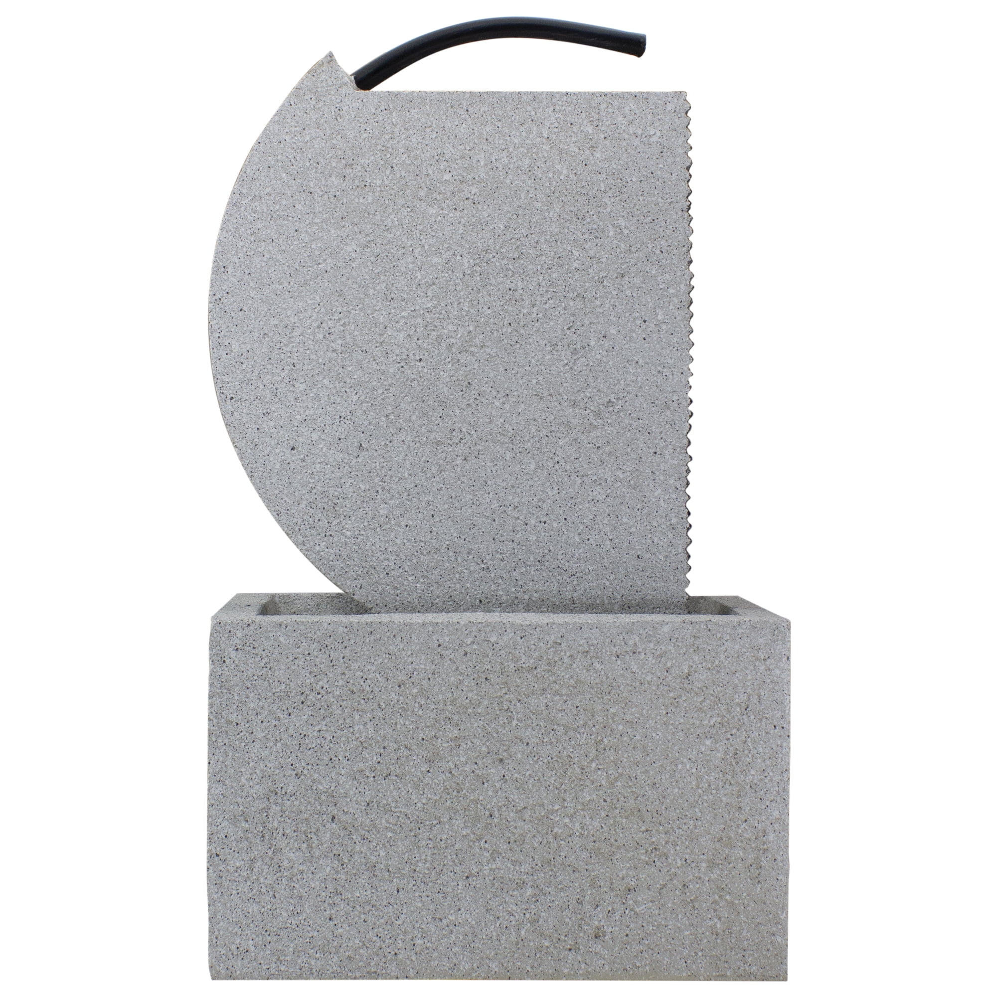 Northlight Modern Style Rainfall Outdoor Water Fountain - 20" - Gray