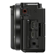 Sony ZV-E10 Mirrorless Camera (Body) with 2 Pack 128GB Memory Card + Flash + Tripod + Case + ZeeTech Accessory Bundle (Black) (International Version)