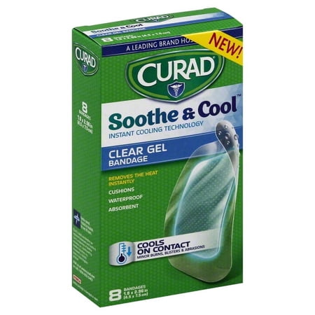 Curad Soothe & Cool Clear Gel Bandage