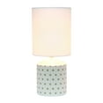 thumbnail image 2 of Simple Designs LT2077-SQU Lampe de Table Imprimés Frais, Carrés Dorés, 2 of 6