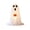 Orange, variant on Light Up Fabric Ghost Halloween Tabletop Decor, Spooky Glowing Standing Ghost Figurine with Pumpkin Accent, Indoor Mantel & Shelf Halloween Ornament,19.7 in.