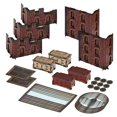 thumbnail image 1 of Jucoci Battlezone Creation Kit 9PCS Tabletop Terrain Wargame Terrains Set Compatible with WH40K（Red, 1 of 5