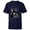 Navy, variant on Disney Haunted Mansion Movie Hatbox Ghost Grandfather Clock - Short Sleeve T-Shirt for Kids - Customized-Athletic Heather