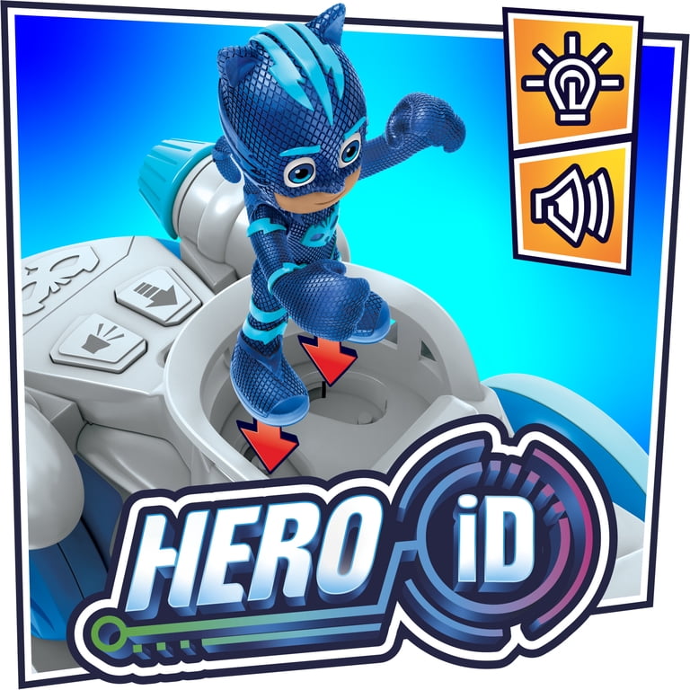 PJ Masks Pigiamini Animale Power Chat-Bolide Veicolo E Personaggio Snodabile F5337 5010994113872