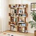 thumbnail image 2 of Gymax 2PCS 6-Tier Bookshelf w/2 Anti-Tipping Kits Wooden Display Shelf for Home Office Natural, 2 of 10