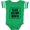 Football Green and White, variant on Inktastic Black History Month-celebrate Boys or Girls Baby Bodysuit
