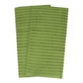 thumbnail image 2 of RITZ Royale Collection 100% Combed Terry Cotton, Oversized Kitchen Towel Set, 2-Pack, Solid, Cactus, 2 of 6