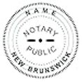 thumbnail image 2 of New IMPRUE Round Self-Inking Notary Seal Rubber Stamp - New Brunswick, 2 of 4