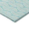 thumbnail image 4 of Addison Rugs Chantille Indoor/Outdoor Transitional Swirls Aqua Washable Rectangle Rug, 10' x 14', 4 of 6