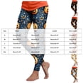 thumbnail image 4 of mgoYE Halloween Pajamas Pants Women High Waisted Yoga Pants Holiday Novelty Print Workout Tights Seamless Casual Tummy Control Leggings Women Legging Size S, 4 of 7