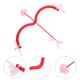 thumbnail image 3 of 1 Juego de disfraces de Cupido con lazo y flecha de Cupido, accesorio para disfraz de San Valentín, suministro para fiesta, 3 of 7