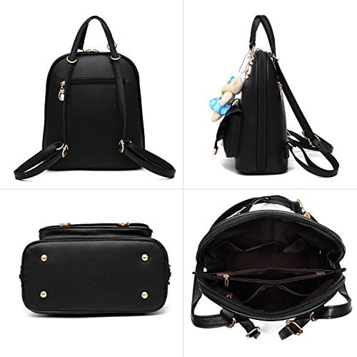 cute black mini backpack