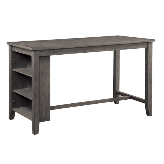 Lexicon Timbre Contemporary Wood Counter Height Dining Table in Gray