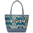 thumbnail image 1 of Bolsa Yute De Mujer FANA Ethan Color Azul Reforzada Oportunidad, M3962!!, 1 of 3