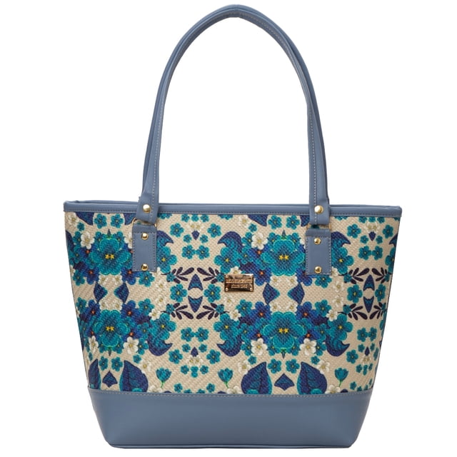 Bolsa Yute De Mujer FANA Ethan Color Azul Reforzada Oportunidad, M3962!!
