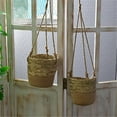 thumbnail image 4 of Vikakiooze 2023 Home Storage and Organization Hanging Basket Coconuts Fiber Planter Inserts Replacement Liner For Flower 6PS, 4 of 7