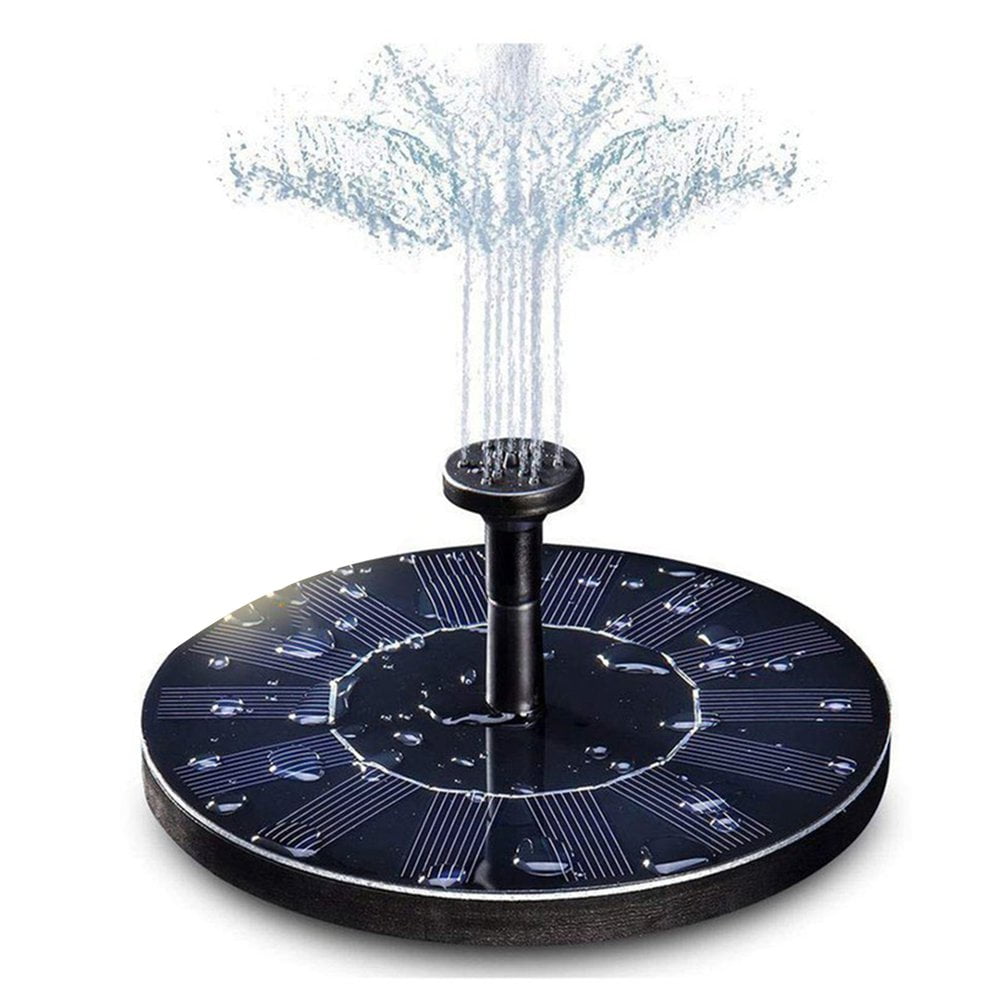Solar Fountain with Battery Backup, 2.5W Bird Bath Fountain Free